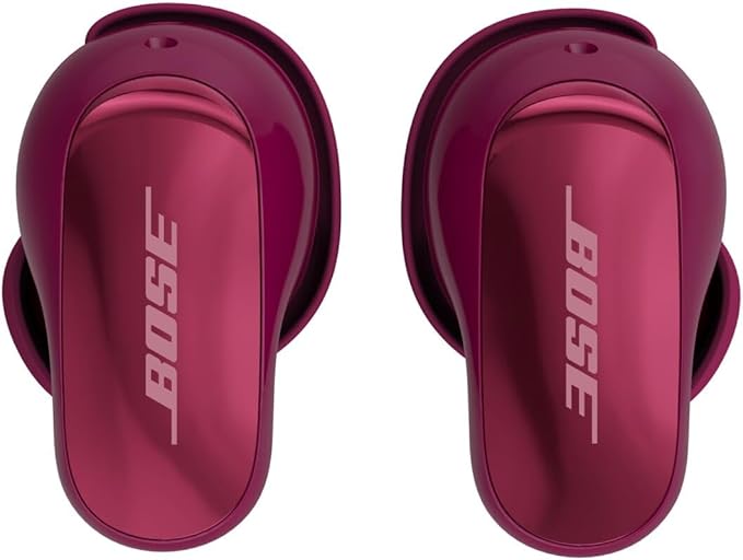 Bose QuietComfort Ultra Earbuds (2nd Gen) - Wireless Noise Cancelling Earbuds with Mic, Immersive Audio, USB-C Charging, Up to 6 Hours Battery, IPX4 Rating, Deep Plum - Limited Edition Color