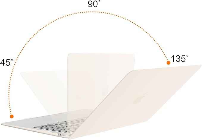 MOSISO Compatible with MacBook Air 13 inch Case M1 Chip 2021-2018 Release A2337 A2179 A1932, Plastic Hard Shell&Keyboard Cover&Screen Film&Storage Bag for MacBook Air 13.3 inch Case, Beige