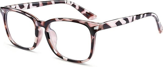 Blue Light Glasses for Woman Men | 99% Blue Light Blocking Glasses | Computer Glassess | Gaming | TV Phone Screen Reader Square Frame | Anti Eyestrain & UV Glare,1 Pack