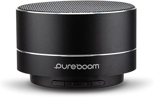 PureGear PureBoom Bluetooth Portable Speaker, Built-in Mic, HD Stereo Sound Wireless Mini Speaker for iPhone/iPad/Android Phones: Samsung Galaxy/Laptops/Tablets and More Bluetooth Devices
