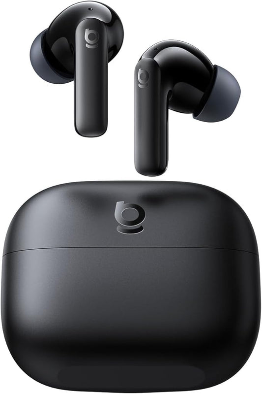 Baseus Bass BP1 NC Hybrid Active Noise Cancelling Wireless Earbuds, 12mm Super-Bass Driver, 41H Playtime, Bluetooth 6.0, IP55 Waterproof, 4-Mic AI ENC, 24 Customizable EQ
