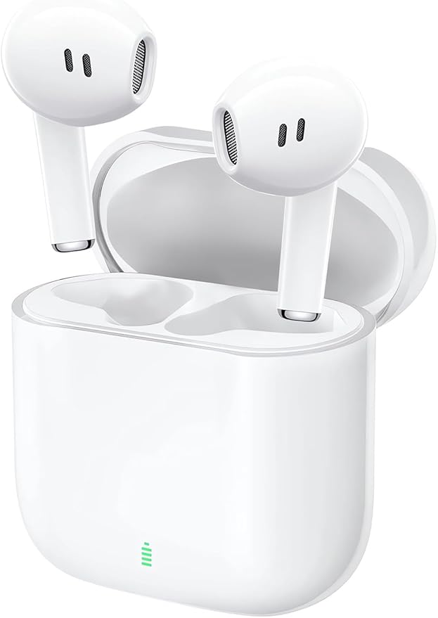 Wireless Earbuds, Bluetooth 5.4 Headphones In Ear with 4 ENC Noise Cancelling Mic, 48H HiFi Stereo Deep Bass Wireless Earphones, IPX8 Waterproof Fast Charge Mini Ear Buds Bluetooth Earbuds for iPhone