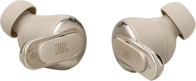 JBL Tour Pro 3 - True Wireless Noise Cancelling Earbuds with Smart Charging Case, Legendary Pro Sound with Hybrid Dual-Driver, Spatial 360 Sound with Head Tracking (Latte)