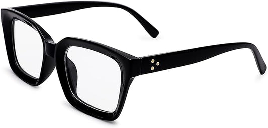 COASION Blue Light Blocking Eyeglasses Classic Thick Square Rim Frame Eyewear for Women Men