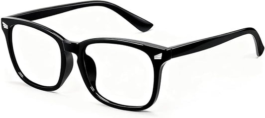 Blue Light Glasses for Woman Men | 99% Blue Light Blocking Glasses | Computer Glassess | Gaming | TV Phone Screen Reader Square Frame | Anti Eyestrain & UV Glare,1 Pack