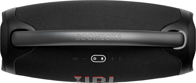 JBL Boombox 3 Waterproof Portable Bluetooth Speaker Bundle with gSport Case and Accessory Pouch (Black)