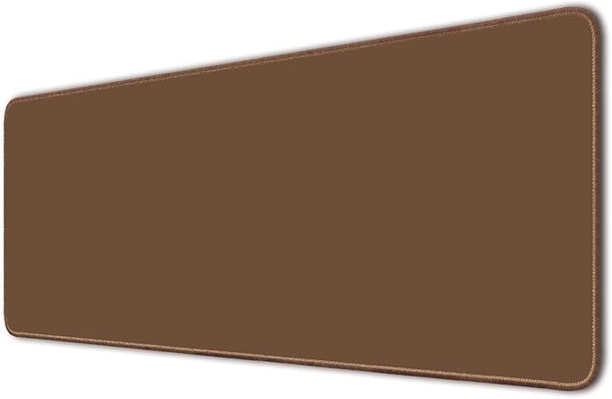 Large Mouse Pad, Non-Slip Desk Blotter, Office Desk Mat, Desk Pad Protector, Laptop Desk Pad, Desk Writing Pad for Office and Home, Coffee, 31x12 inch