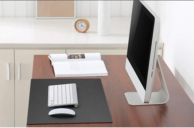 Office Desk Pad, Writing Mat with Full Grip Fixation Lip, Non-Slip PU Leather Table Blotter Desk Protector Gaming Mat Laptop Keyboard Working Mat, Waterproof Table Protective Pad