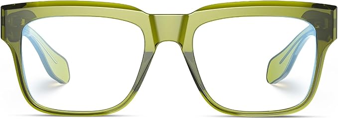VISOONE TR90 Square Blue Light Blocking Glasses Fashion Computer Eyewear for Women and Men RANDI