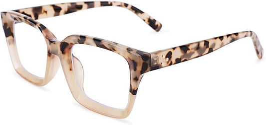 COASION Blue Light Blocking Eyeglasses Classic Thick Square Rim Frame Eyewear for Women Men