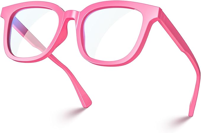 VISOONE Square Blue Light Blocking Glasses TR90 Anti Glare Computer Gaming for Women Men NOE
