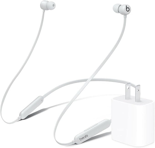 Beats Flex with Apple 20W USB-C Power Adapter - Smoke Gray
