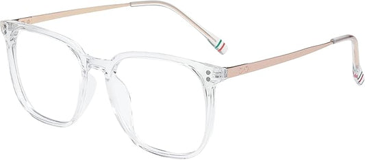 GUDVUE Blue Light Glasses For Woman, Computer Reading/Gaming/Phones Glasses, Anti Glare/UV400/Eye Strain