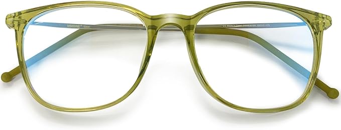 VISOONE Light Weight Slip Resistant Blue Light Blocking Computer Glasses with Anti Glare UV400 for Man Women GAEL