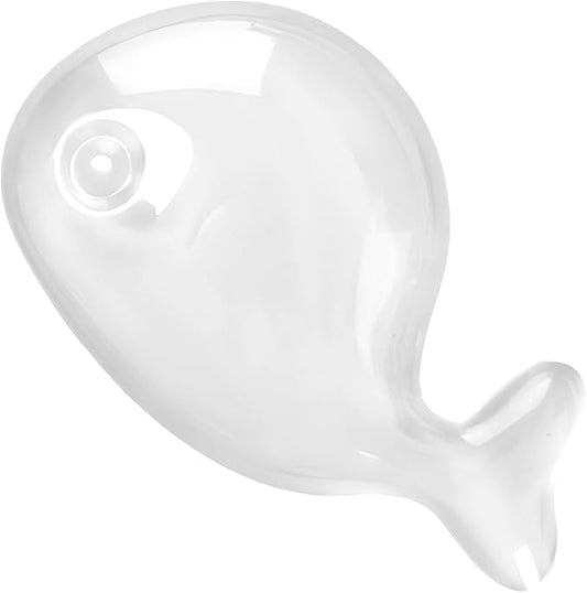 Gel Wrist Rest for Keyboard and Mouse Transparent White Whale Elbow Pad Cushion Ergonomic Cute Clear Cool Mouse Wrist Pad Silicone Non-Slip Support for Computer Gaming Home Office Men Hand Pillow