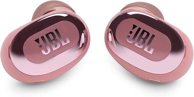 JBL Live Free 2 - True Wireless Noise Cancelling Earbuds, Up to 35hrs of Playtime, 6 mics for Perfect Calls with Zero Noise, IPX5 Waterproof, Oval Tubes for Better Comfort, Isolation, & bass (Rose)