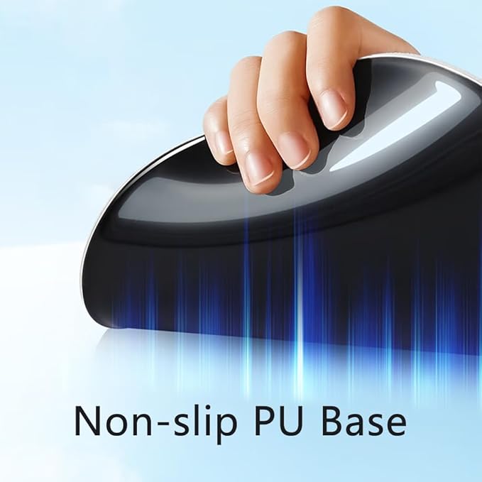 Ergonomic Mouse Pad with Wrist Rest, Gel Wrist Support Mousepad, Pain Relief Laptop Computer Mouse Pad, Non-Slip Mouse Pads for Office & Home (Light Pink)