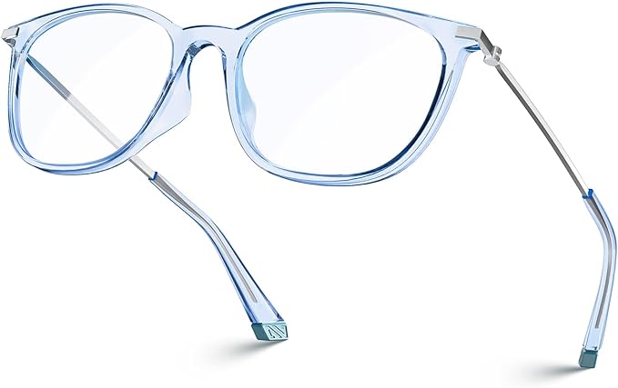 VISOONE Anti Slip TR90 Blue Light Blocking Glasses Size M Eyewear Frame with Anti Glare Eye Protection for Women GaeL