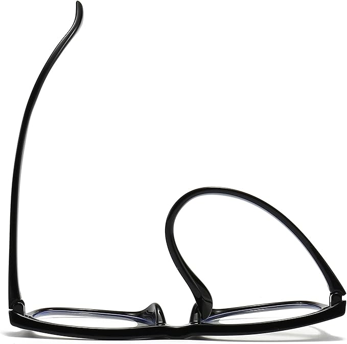FANNYGO 2 Pack kids Blue Light Blocking Glasses For Girls And Boys Computer Blue Light Blocking Glasses For Age 3-11 (Black + Dark blue)