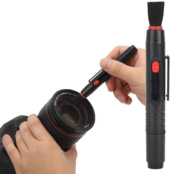 Camera Lens Cleaning Kit, Lens Cleaning Pen Soft Brush Blower Camera Air Blower Microfiber Cloth Cleaner Kit for Photography Accessories - Image 5