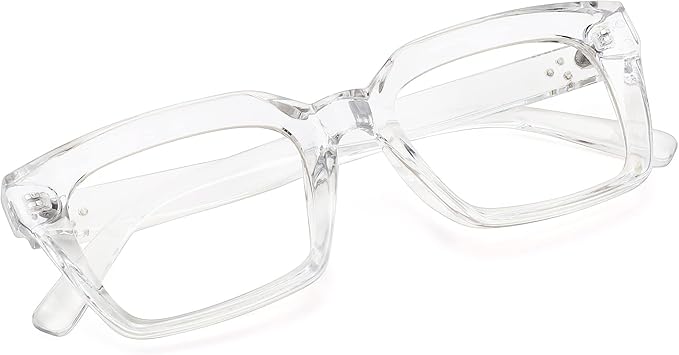 COASION Blue Light Blocking Eyeglasses Classic Thick Square Rim Frame Eyewear for Women Men