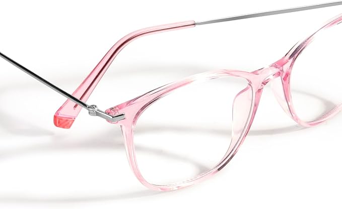 VISOONE Anti Slip TR90 Blue Light Blocking Glasses Size M Eyewear Frame with Anti Glare Eye Protection for Women GaeL