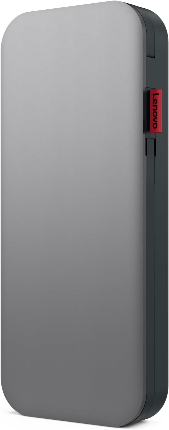 Lenovo Go USB-C Laptop Power Bank 20,000 mAh, 2xUSB-C, 1xUSB-A, <3h Recharging Time, Storm Grey