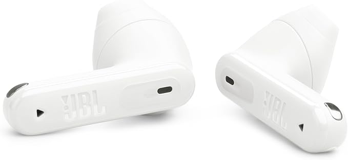 JBL Tune Flex 2 - True Wireless Noise Cancelling Earbuds with JBL Spatial Sound and Smart Ambient Technology, 6 mics for Perfect Calls, up to 48Hrs of Playback, IP54 Dust & Water Resistant (White)
