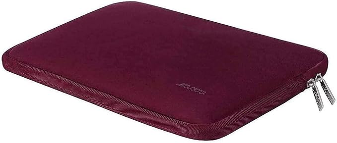 MOSISO Laptop Case 15 inch, 15 inch Laptop Sleeve Bag Compatible with MacBook Air M5 A3448 M4 A3241 M3 A3114 M2 A2941 2026-2023, Dell XPS, Neoprene Computer Sleeve Bag with Small Case, Wine Red