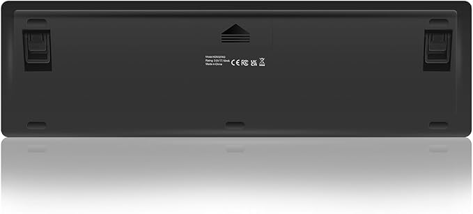Wireless Bluetooth Keyboard, Support Multi Device Switching, Full Size, Scissor-Switch Keys Silent Design for Computer, Laptop, MacBook and iPad (US layout)