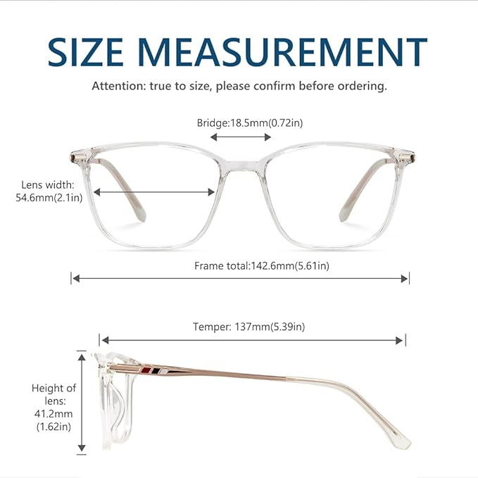 Cyxus Blue Light Blocking Glasses for Men and Women, Ultra Lightweight TR90 Metal Frame Computer Glasses for Gaming, Office, Reading, Digital Screen Protection 8208T34