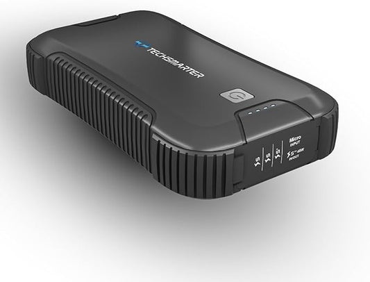 Rugged & Waterproof Power Bank, 30000mAh 45W USB-C Heavy Duty Laptop Portable Charger for Outdoor, Camping, For iPhone 16, 15, iPad, Samsung S24, S23, Android, Steam Deck, MacBook, Chromebook
