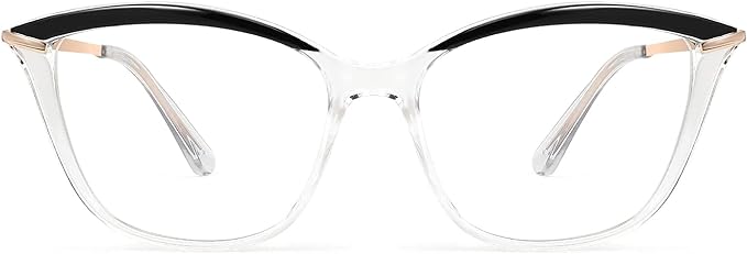 FEISEDY Blue Light Blocking Glasses Computer Glasses Women Men Cateye TR90 Frame B2772