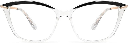 FEISEDY Blue Light Blocking Glasses Computer Glasses Women Men Cateye TR90 Frame B2772