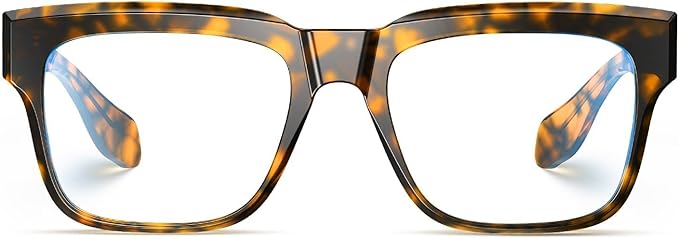 VISOONE TR90 Square Blue Light Blocking Glasses Fashion Computer Eyewear for Women and Men RANDI