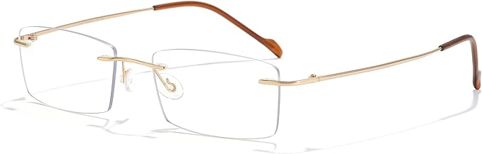 Cyxus 11g Titanium Blue Light Blocking Glasses Men Woman Ultralight Computer Gaming Office Study Eyeglasses 8602