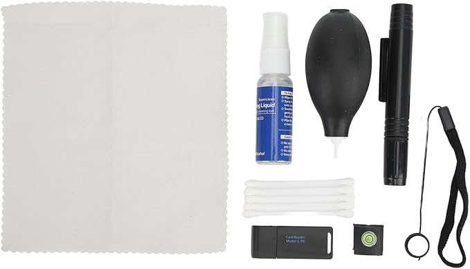 9 in 1 Camera Cleaning Kit, Dust Blower with Cleaning Cloth for Lens and LCD Screen - Comprehensive Care, Gentle Dust Removal, Ideal for Cameras and Electronics - Image 3