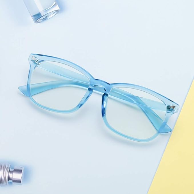 Cyxus Blue Light Glasses Men Women Reduce Eye Strain UV Blocking for Office Work Computer Screen 8082