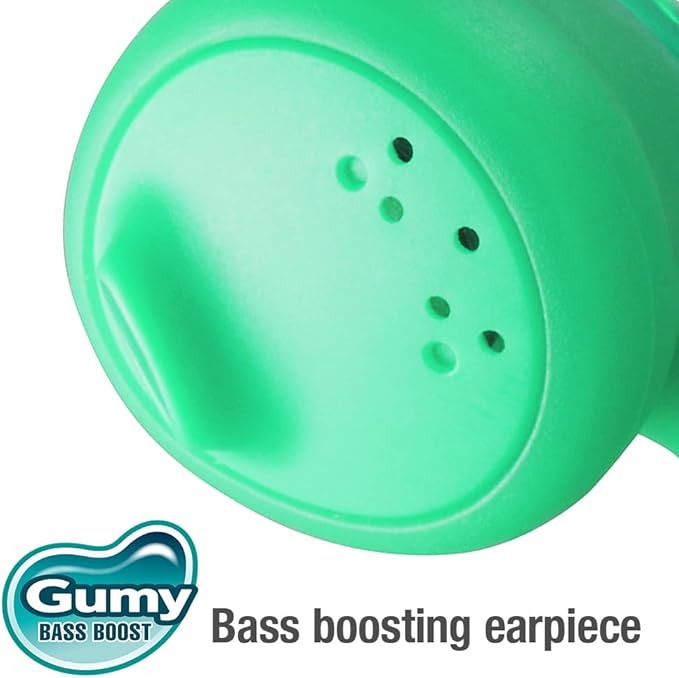 JVC HAF160G Gumy Ear Bud Headphone Green