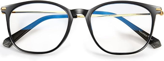 VISOONE Anti Slip TR90 Blue Light Blocking Glasses Size M Eyewear Frame with Anti Glare Eye Protection for Women GaeL