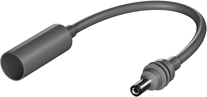 Starlink Mini DC Extension Cable 17CM Waterproof Power Hole Extender Compatible with Starlink Mini Pipe Adapter and Original Power Cable