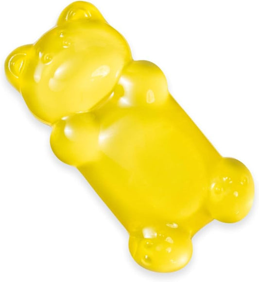 Ergonomic Silicone Gel Mouse Wrist Rest –Yellow Clear Cute Bear Mouse Wrist Rest, Comfort & Support for Typing and Gaming