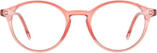TIJN Blue Light Blocking Glasses Men Women Vintage Thick Round Rim Frame Eyeglasses