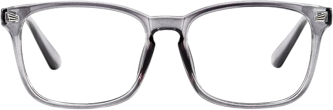TIJN Blue Light Blocking Glasses for Women Men Square Frame Nerd Eyeglasses Anti Blue Ray Computer Screen Glasses