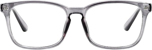 TIJN Blue Light Blocking Glasses for Women Men Square Frame Nerd Eyeglasses Anti Blue Ray Computer Screen Glasses