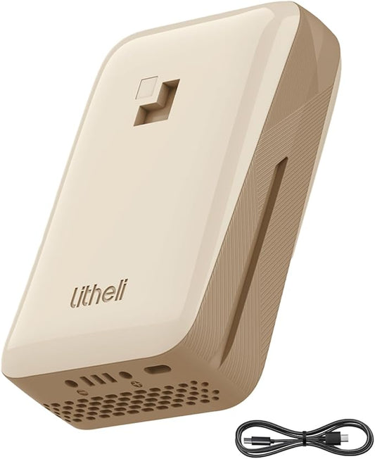 LiTHELi Portable Charger 2.0Ah Lithium Batteries 45W Max Power Bank, Suit for All U20 Power Tools and Outdoor Power Equipment（Yellow）