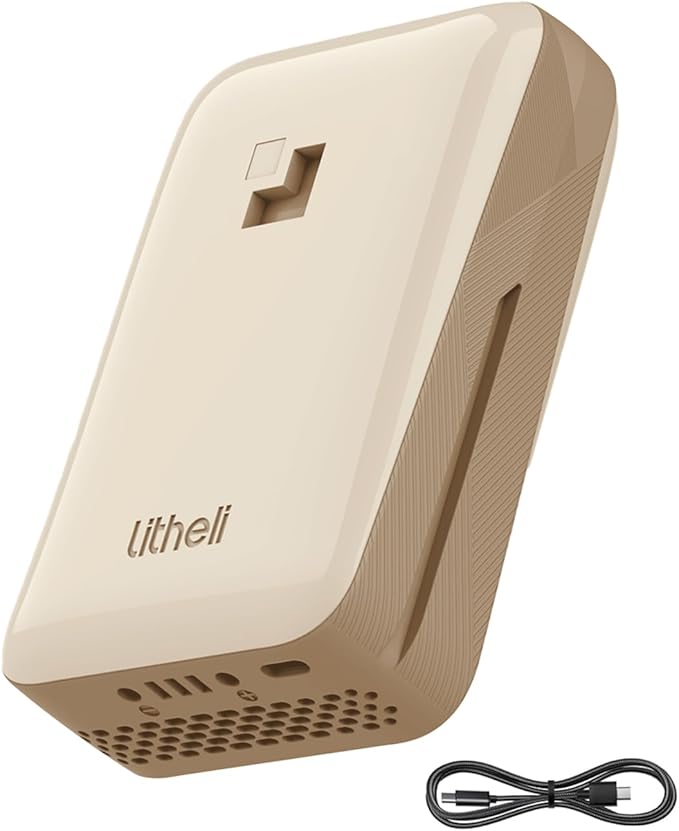 LiTHELi Portable Charger 4.0Ah Lithium Batteries 45W Max Power Bank, Suit for All U20 Power Tools and Outdoor Power Equipment（Yellow）