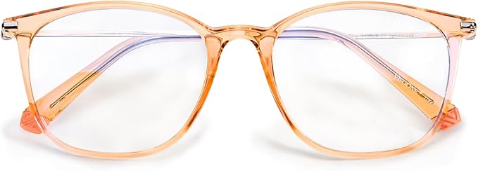 VISOONE Anti Slip TR90 Blue Light Blocking Glasses Size M Eyewear Frame with Anti Glare Eye Protection for Women GaeL