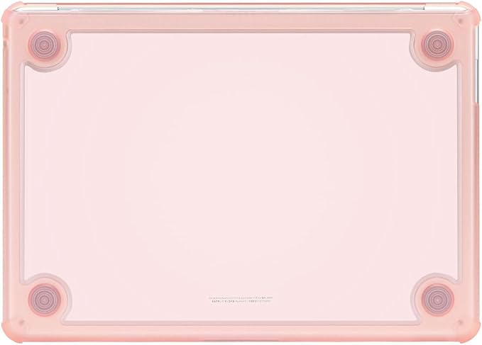 MOSISO Compatible with MacBook Air 13 inch Case M5 2026 M4 2025 M3 M2 2024-2022 A3449 A3240 A3113 A2681,3 in 1 Kit Crack-Resistant Heavy Duty Protective Plastic Hard Case with TPU Bumper, Pink