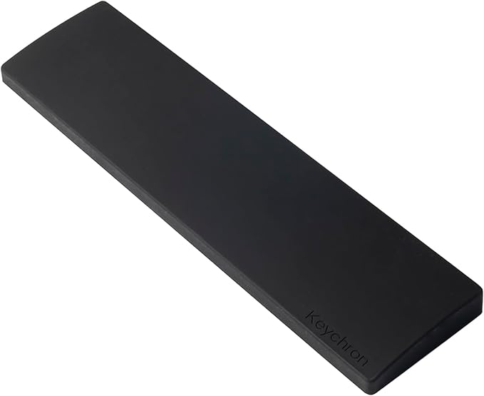 Ergonomic Silicone Wrist Rest for Keychron Q3 / Q3 Max / V3 / V3 Max / C3 Pro,14.37" Honeycomb Non-Slip Palm Rest, 80% TKL Mechanical Keyboards with Typing Pain Relief